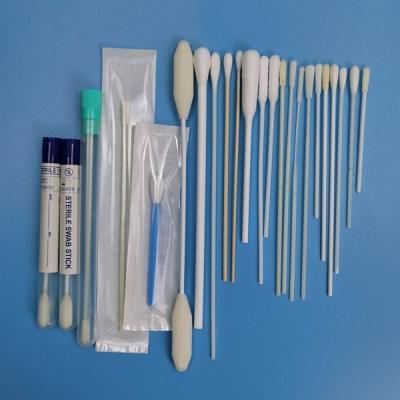 China Disposable Sterile Swab EO Disinfecting White Color Customizable Sampling Swab zu verkaufen