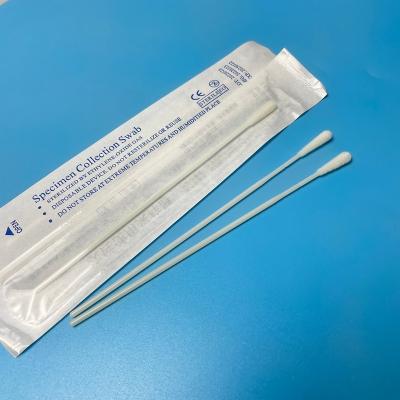 China 15cm Long Specimen Collection Swabs Throat Sampling Swab With 30mm Breakpoint for sale