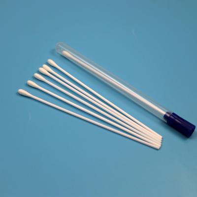 China Sterile Dacron Oral Swab EO Sterile Polyester Specimen Collection Swab VTM Kit for sale