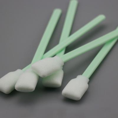 China Tx707 Flat Sponge Cleanroom Foam Swabs Head PP Stick for sale