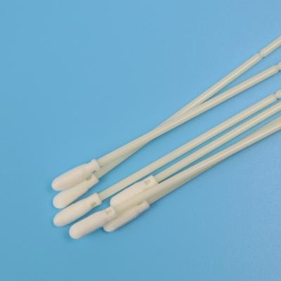 Chine écouvillon assemblé par échantillonnage oral stérile médical d'astuce de mousse de 15cm avec le bâton d'ABS à vendre