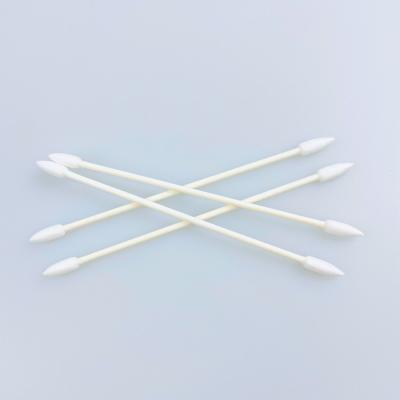 China Cleanroom Industrial Double Pointed Cotton Swabs Dust Free for sale