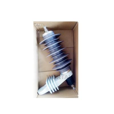 China Electric Power Excellent Transmission Resistance 15kv 10ka Metal Oxide Aging Surge Arrester for sale