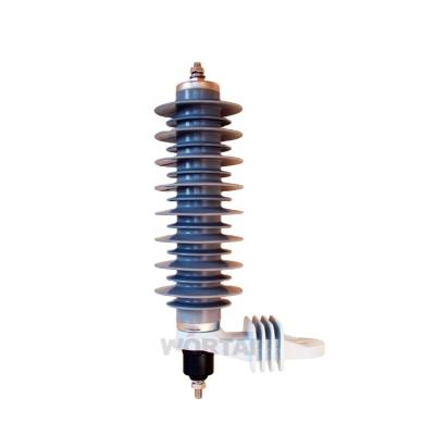 China Electric Power Transmission Protection Excellent Performance 24kv 10ka 5ka Polymer Metal Oxide Surge Arrester for sale