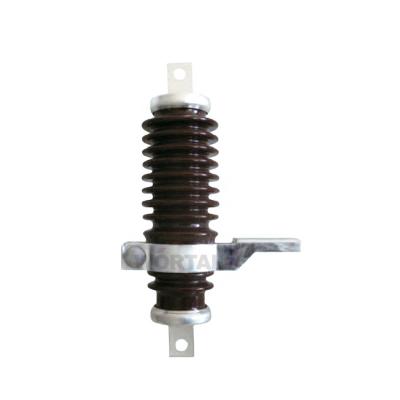 China Electric Power Transmission Protection Excellent Performance 15kv 10ka Porcelain Metal Oxide Surge Arrester for sale