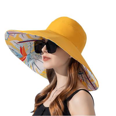 China Cross-border new double-sided fisherman hat female summer increase visor visor fashion sun hat sunscreen for sale