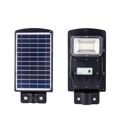 China ROAD IP65 All In One Solar Street Light Lamp 20W 30W 40W 60W 90W 100W Integrated Available ABS Housing for sale