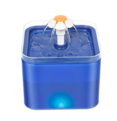 China 2L Refillable Melamine Pet Water Fountain Hot Selling Automatic Silent Water Pump for sale