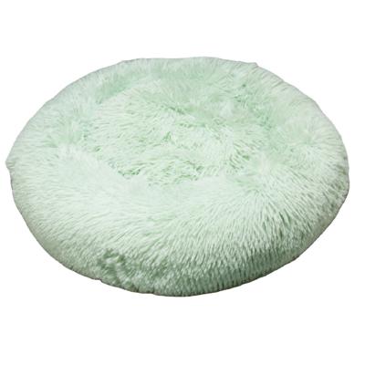 China Warm Pet Mat Plush Round Pet Bed Polyester Fiber Factory Price Winter Plush Pet Nest Cat's Nest Dog's Nest Bed for sale