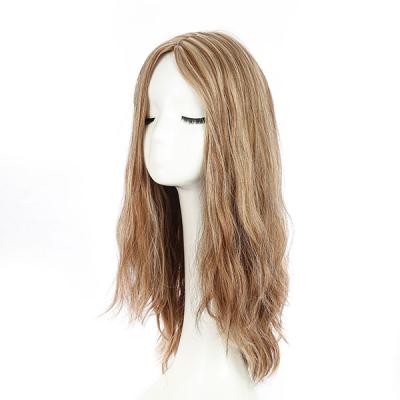 China Cheap Colored Blonde European Virgin Hair Body Wave Highlight Jewish Wigs Luxurious for sale