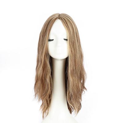 China Multidirectonal Blonde Silk Top Kosher Wigs Highlight Body Wave Free Shipping European Jew for sale