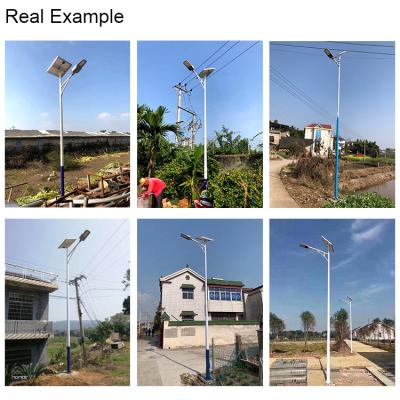 China Customize Solar Street View With Pole All In Solar Street Light System Outdoor Solar Street Light 100W Two for sale