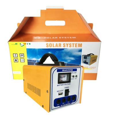 China High quality product mini home solar lighting system kit for mobile lighting and charging for sale