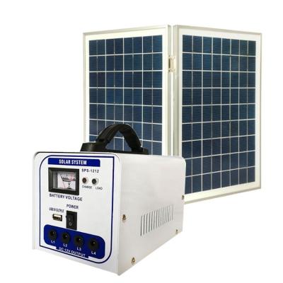 China Home Multi Functions Home Lighting Kit Off Grid Panel Solar Power System for sale