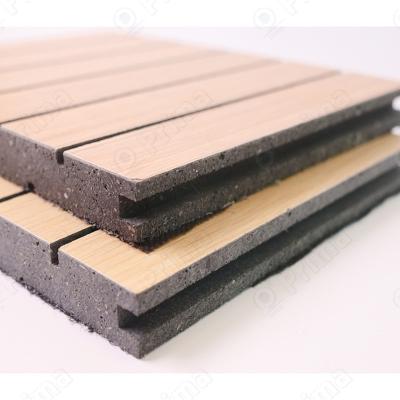 China Modern Timber Pine Wood Perforated Wooden Acoustic Panel for sale