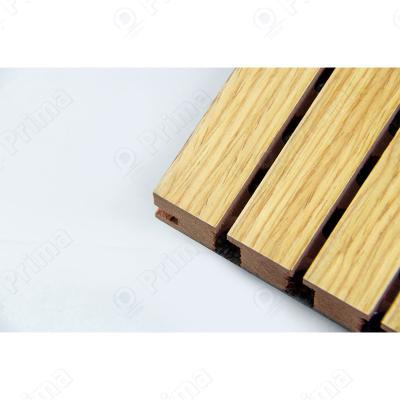 China Modern Wooden Acoustic Panels Wooden Strip Ceiling Wave Panel Acoustic Wood for sale