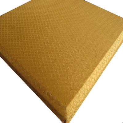 China Highly Efficient Sound Absorption Sound Insulation Meeting Room Fabric Sound Absorbing Panel for sale