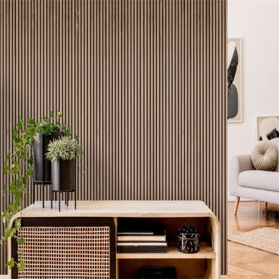 China Highly Efficient Sound Absorption Interior Decorative Acoustic Wooden Panel for sale