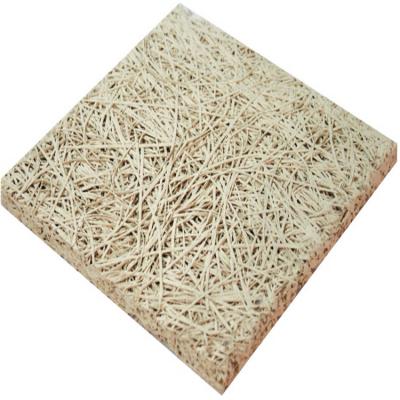 China Highly Efficient Sound Absorption Acoustic Soundproof Wall Panel Wood Chips Sound Barrier for sale