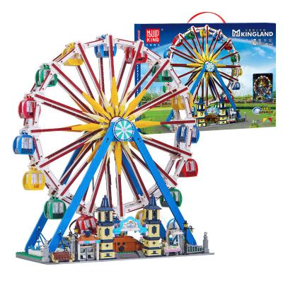 China KING 11006 Assembly Bricks Kids Toys Gifts App Building Toy Wholesale MOLD Building Blocks Motorized Ferris Wheel Model Legoed Creative for sale