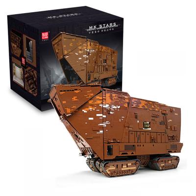 China Toy Wholesale Building Blocks Star Plan MOC-12922 Cavegod UCS Sandcrawler Electronic Assemble Bricks Legoed Yuxing MOLD KING 21009 for sale