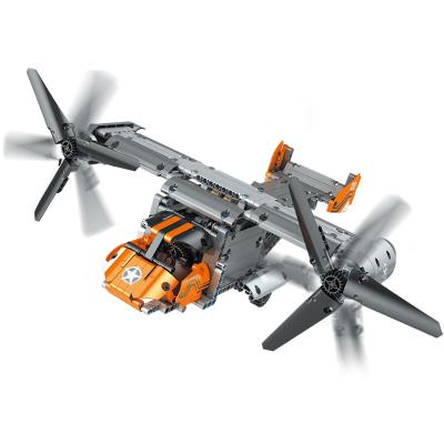 China Spike Toys MOC KING 15043 Building Toy Wholesale MOLD Building Blocks Motorized Boeing Bell V22 Osprey Bricks Kid Flat Legoed Technic for sale