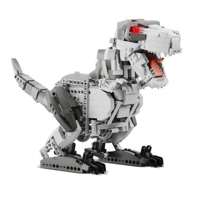 China Building Toy KAIYU RC World Tyrannosaurus Toy Jurassic STEM APP Programming Assembly Building Blocks Kids Legoed Remote Control Technic for sale