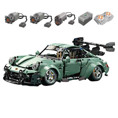 China Super Toy Technical MOC Race Car 964 RWB Model Electric Remote Control Building Bricks Building Blocks Toy Boy Kids Birthday Gifts for sale