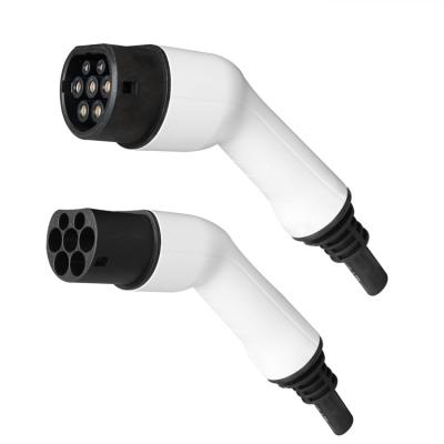 China Hot Selling ABS And High Quality 62196 ev Cable Charger Dual Connector Gun Electric Main Vehicle Charging Plug for sale