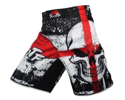 China 100% Polyester Muttahida Majlis-e-Amal Trunks Fight Boxing Shorts Muay Thai Shorts Kickboxing Skull Muttahida Majlis-e-Amal Shorts for sale