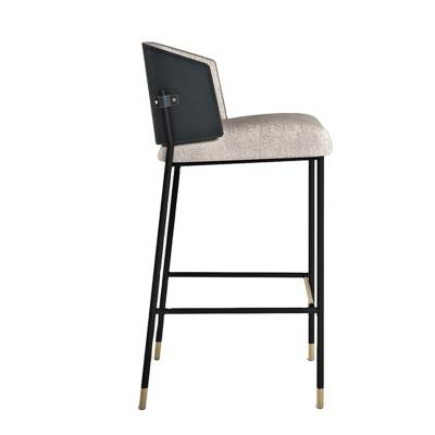 China (Other)Adjustable Lightweight Stainless Steel Luxury Fabric Dining Chair Nordic Modern Single Chair Designer Home Hotel Cafe Creative Single Chair for sale