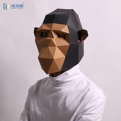 China Funny Creative Handmade Design 3d Animal Mask DIY Christmas / Halloween Party Mask For Man for sale