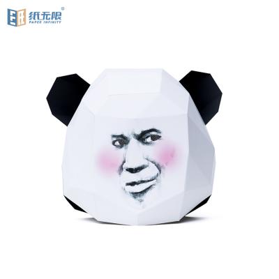 China 2019 Latest Simple Design Masquerade Party Mask 3d Masquerade Handmade Neon Funny Paper Masks for sale