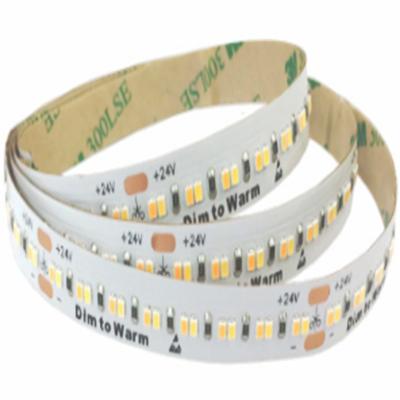 China Indoor Outdoor Promotion 12V Waterproof Plastic 24V Dim Smd2216 To 1800K -3000K Customization Led Strip Light Warm Light For Garden for sale