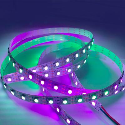 China Indoor Outdoor Large Inventory Good Quality RGBW Premium Plastic Build In IC Breakthrough Accessible Led Strip Light For Residential for sale