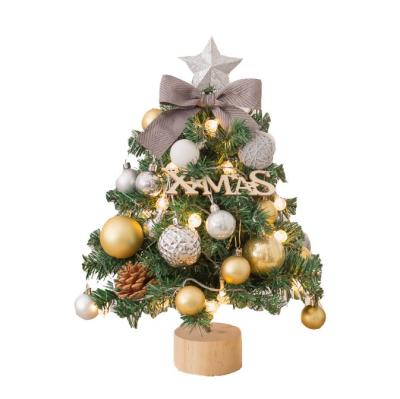 China Korean version of PVC Christmas tree Christmas tree decorations desktop mini Christmas tree for sale