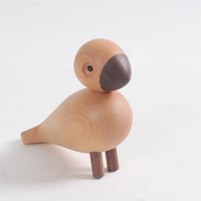 China China Nordic Solid Wood Birds Decorate Wooden Craft Kids Game With High End Gifts Wooden Craft for sale