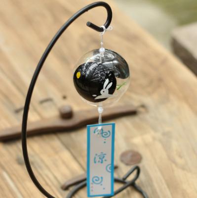 China China Wind Chimes Hand Painted Japanese Glass Crafts Wind Chimes for sale