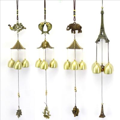 China China alloy decorated bronze wind chimes in front of door hanging wind chimes hang bells for sale