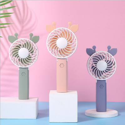 China Hotel Fan Summer Handheld USB Portable Fan Cartoon Student Folding Desktop Pocket Mini Charging Small Fan for sale