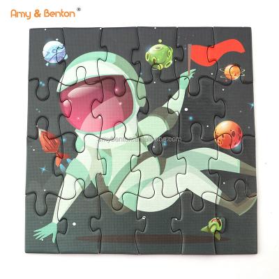 China 24PCS Safety Space Party Toys Theme Kids Paper Jigsaw Puzzles For Sale for sale