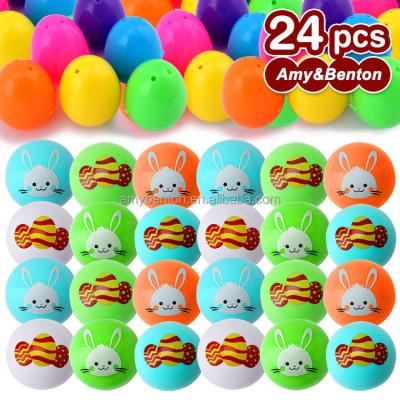 China 2022 Colorful Easter Surprise Egg Toys Easter Surprise Egg Toys Easter Day Party Supply Gift Filled With Different Sizes Vehicles Inside for sale