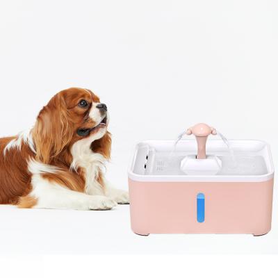 China Automatic Manufacturer Wholesale 84oz/2.5L Automatic Bottle Cat Dog Bird Pet Water Drinking Fountain for sale