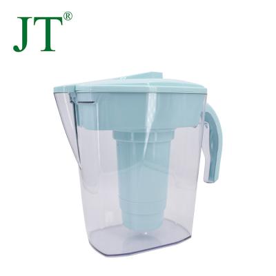 China TDS 0 Alkaline Household Water Filter Pitcher With Activated Carbon Filter Cartridge Replacement for sale