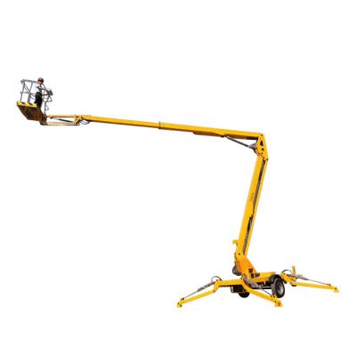 China Hotels Mobile Elevator Installed Street Light Monitoring 360 Degree Rotating Lifting Platform Aerial Work Platform for sale