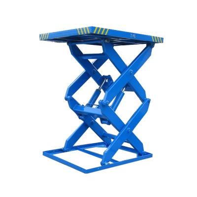 China Hotels Hydraulic Scissor Lift Platform Lift Fixed Lift Loading Platform for sale