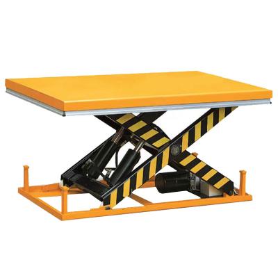 China Hotels Scissor Lift Aerial Work Platform Fixed Lift Electrohydraulic Lifting Loading and Unloading Lifting Platform for sale