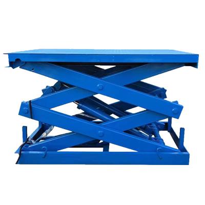 China Hotels garage electric hydraulic stationary car scissor lift table scissor car lift with for sale