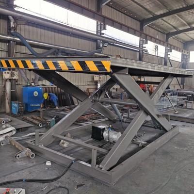 China Hotels Cargo Scissor Lift Workshop Stationary Warehouse Loading and Unloading Cargo Lift Hydraulic Lift Electric Lift Platfo for sale