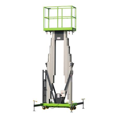 China Hotels Platform Lift 10m Aluminum Alloy Small Lift Man Lifts Aerial Work for sale